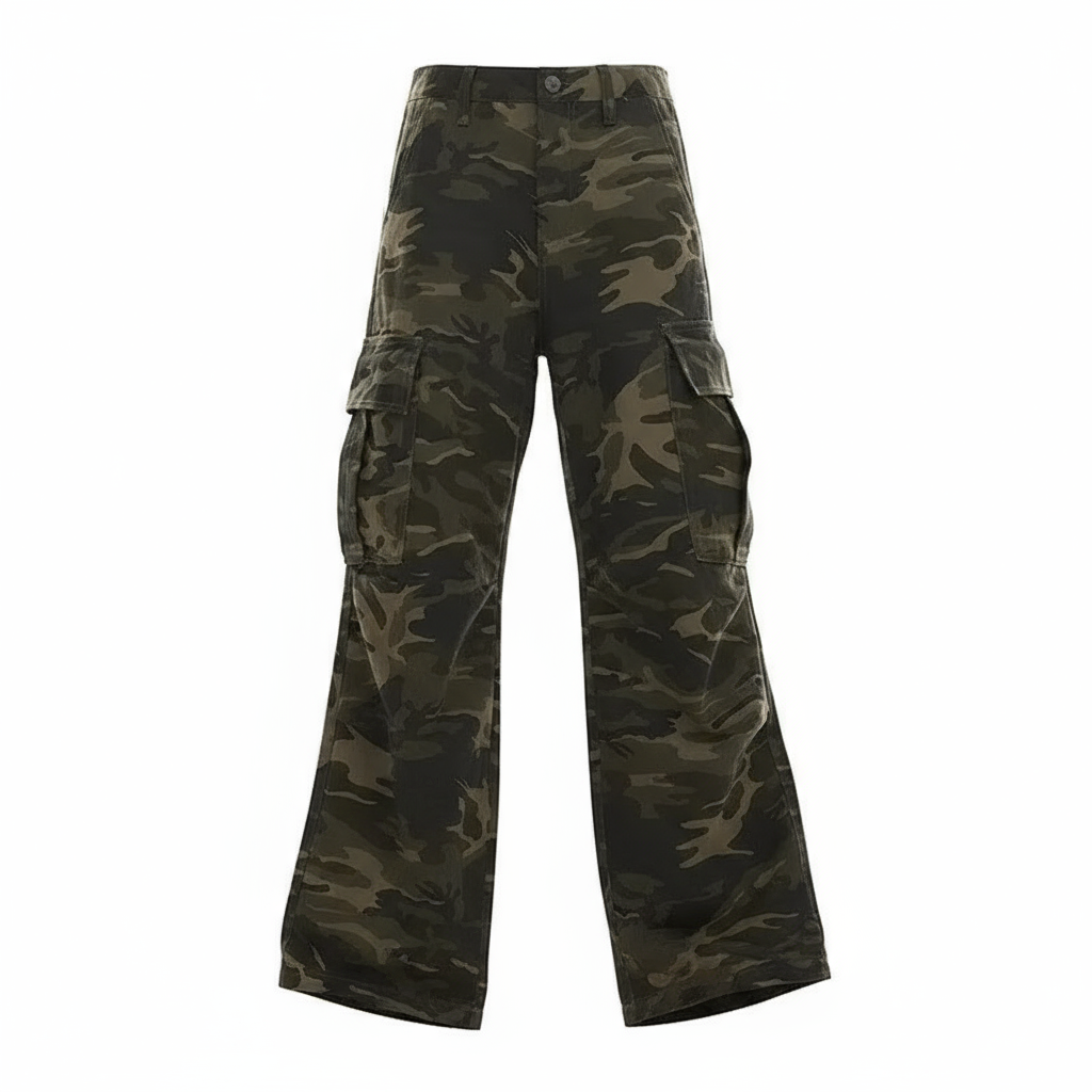 Straight Leg Camo Pants