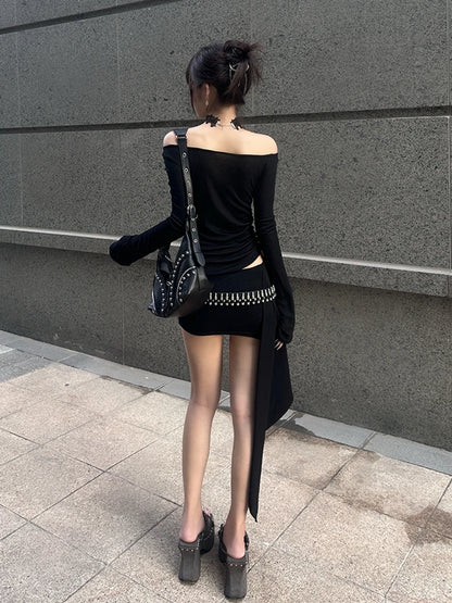 Cross Cutout Longsleeve