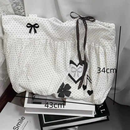 Coquette Polka Dot Bag