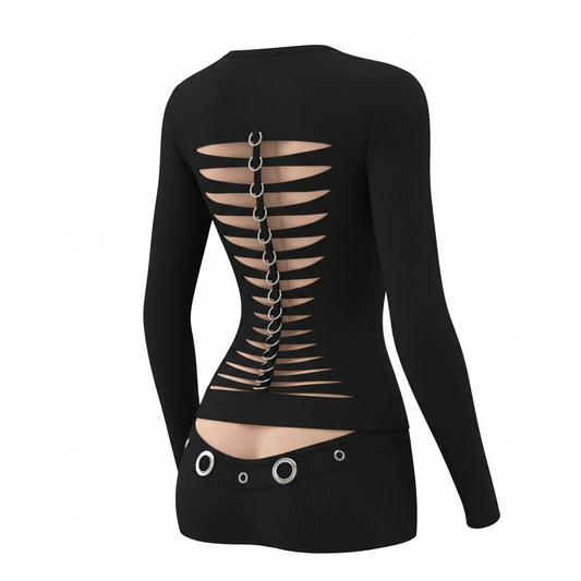 Ripped Spine Longsleeve