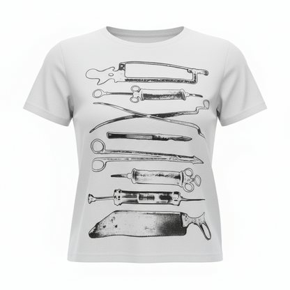 Doc Print Cropped Shirt