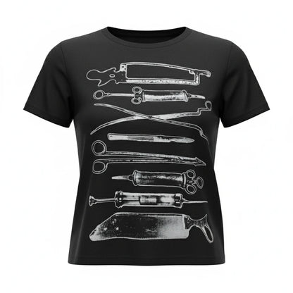 Doc Print Cropped Shirt