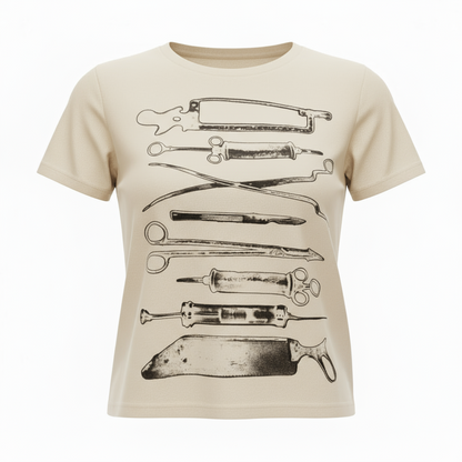 Doc Print Cropped Shirt