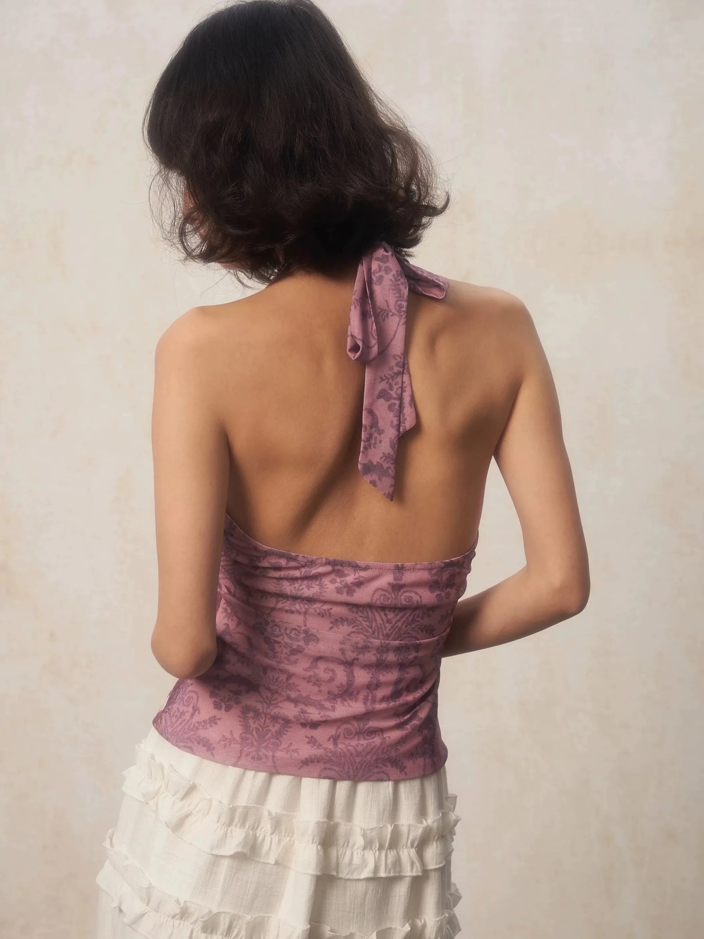 Flower Neckholder Top