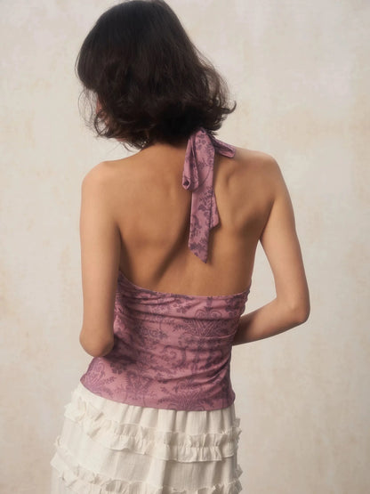 Flower Neckholder Top