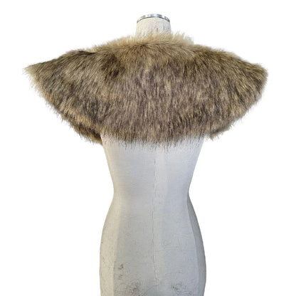 Faux Fur Cape