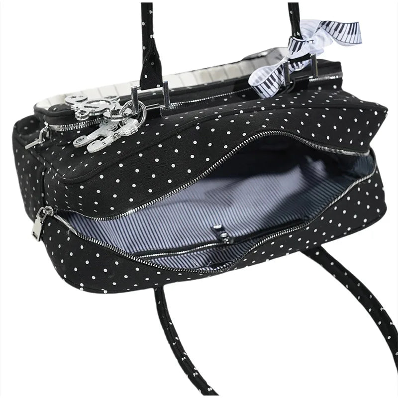 Piano Polka Dot Bag