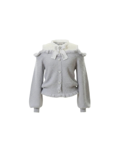 Coquette Sweater mit Schleifen