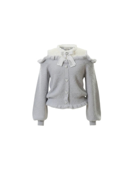 Koketter Pullover mit Schleifen