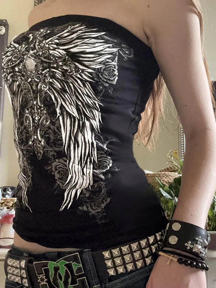 Wings Tube Top