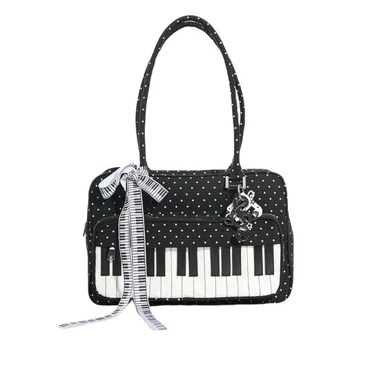 Piano Polka Dot Bag