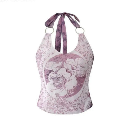 Flower Neckholder Top