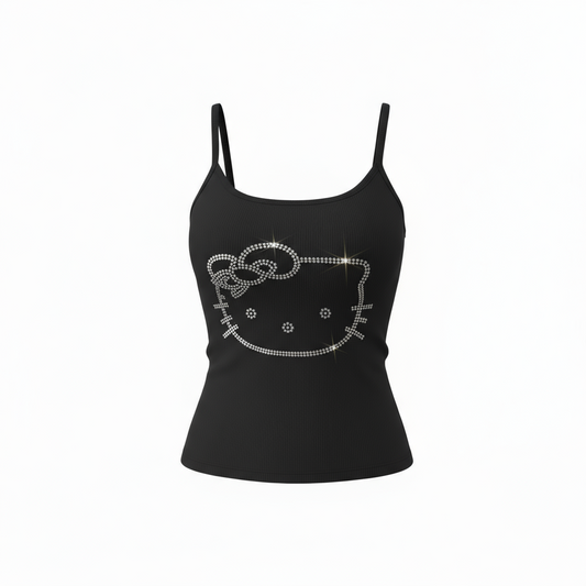 Hello Kitty Rhinestone Top