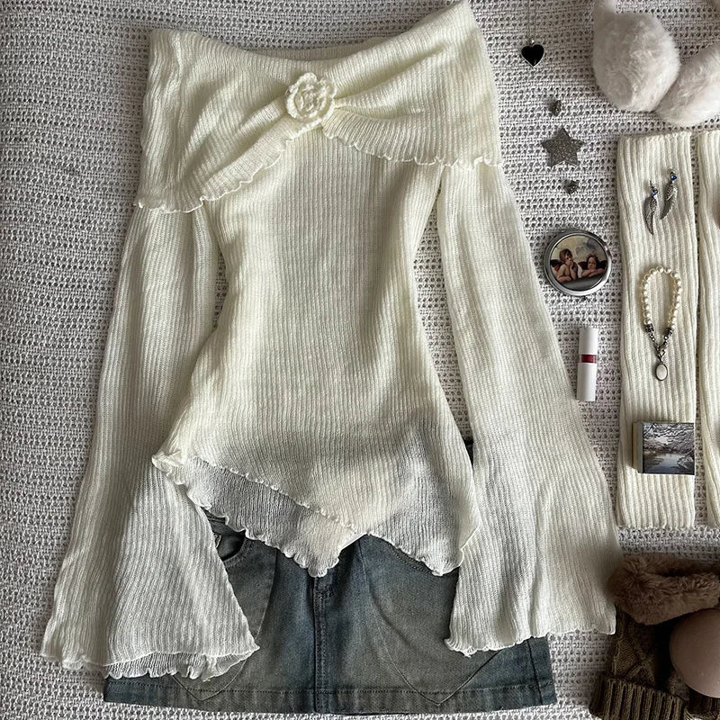 Sheer Ruffle Longsleeve