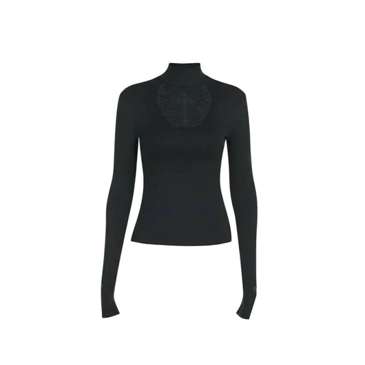 Cross Cutout Longsleeve