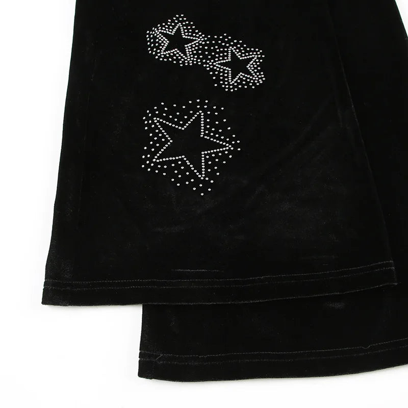 Velour Star Pants