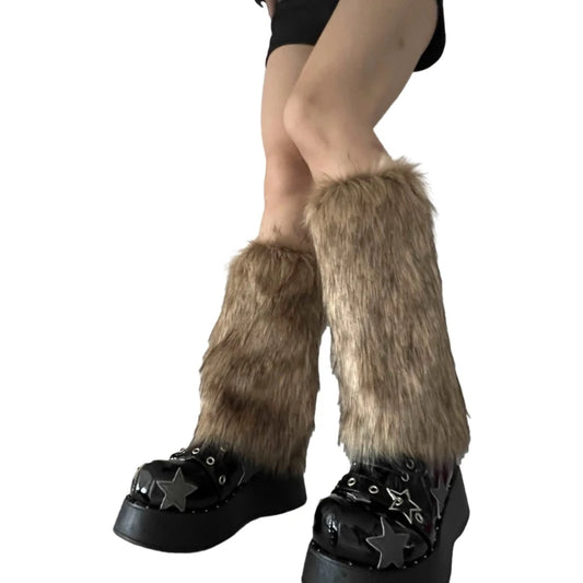 Faux Fur Legwarmers