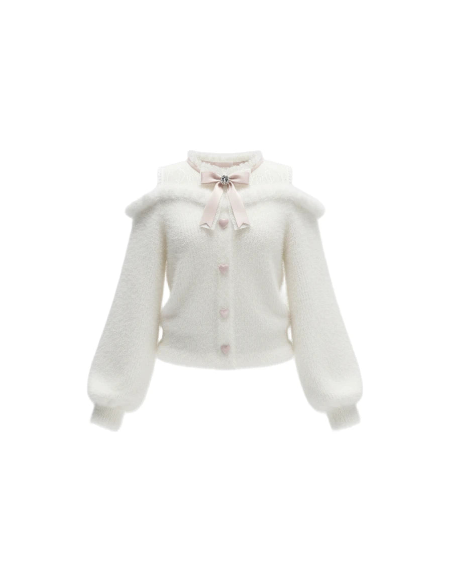 Coquette Sweater mit Schleifen